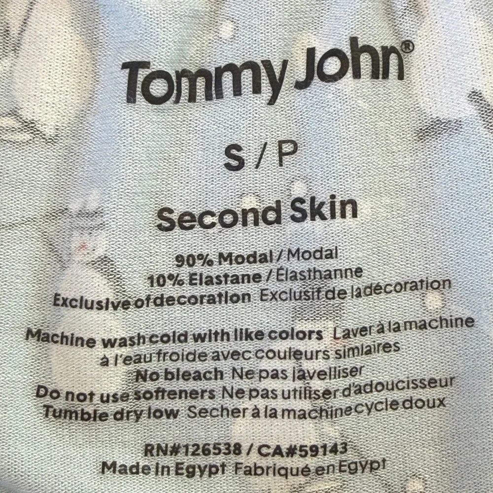 Tommy John Second Skin Boxer Briefs Mens S Blue Golf Snowman Novelty Print